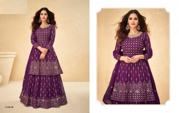 Gulkayra 7139 Colour Georgette Embroidery Wear Salwar Kameez